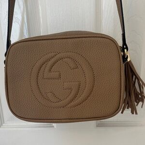 Tan Leather Crossbody Bag